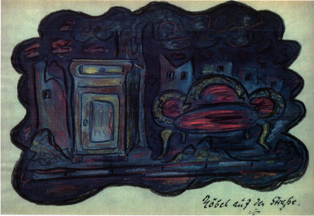 Möbel auf der Straße