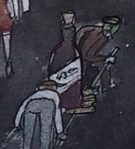 Der Wein-Jahrgang 1943 wird auf einer Bahre abtransportiert - ungenießbar